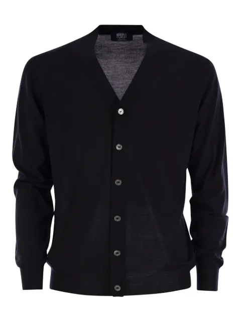 Fedeli V-neck buttoned cardigan