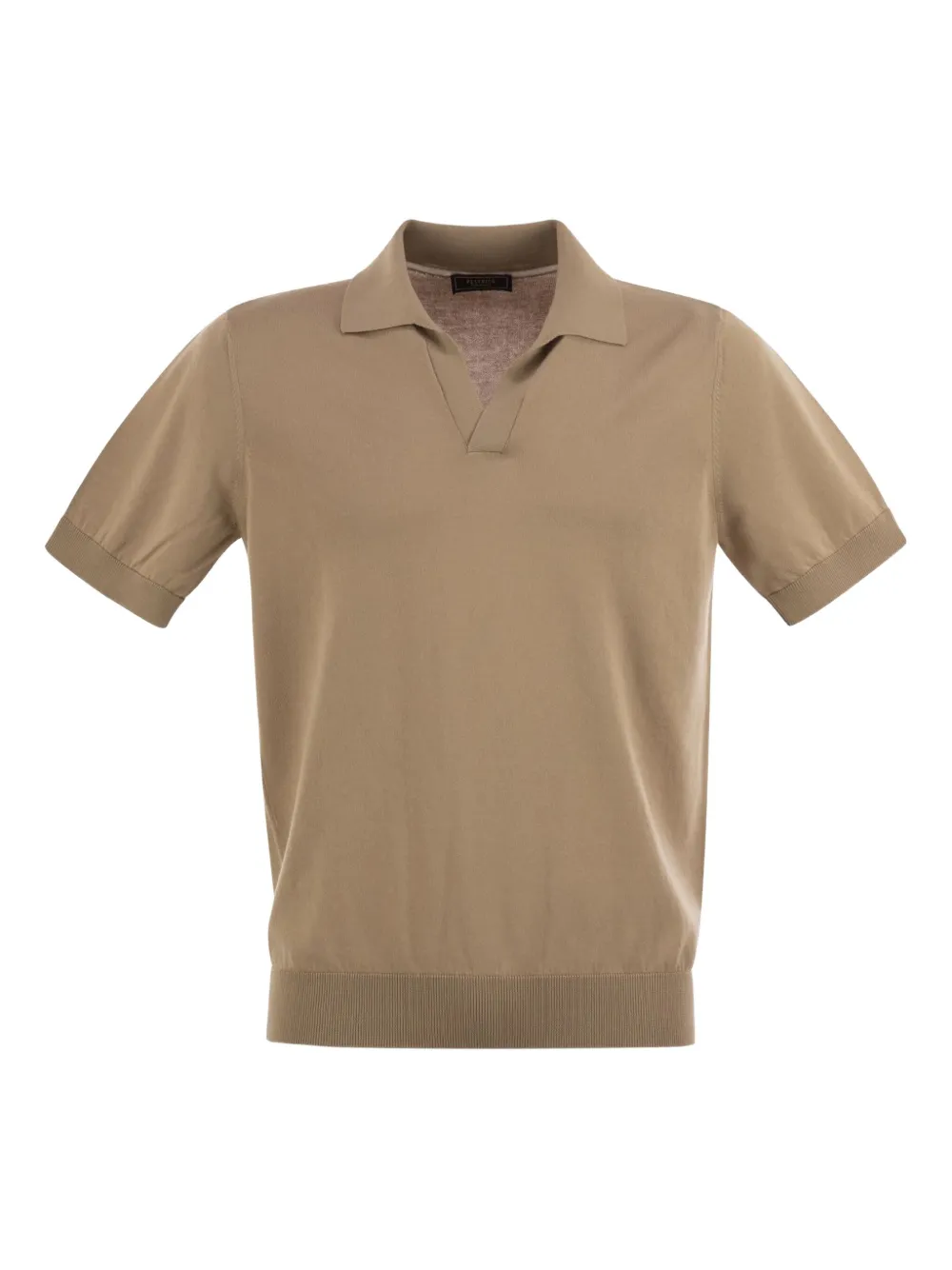 Peserico ribbed polo shirt | Neutrals | Image 1