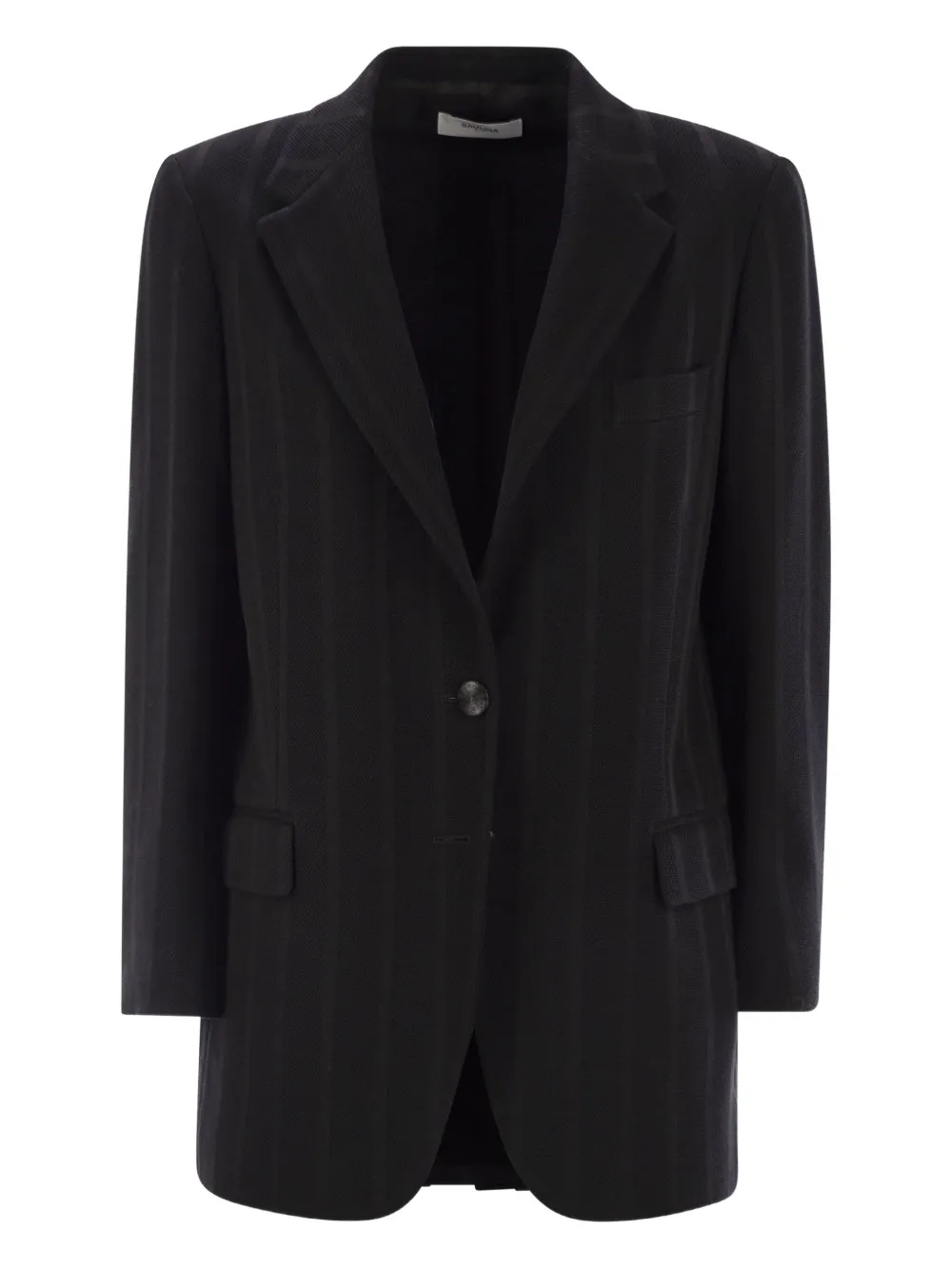 SAULINA Einreihige Antonia Jacke - Schwarz