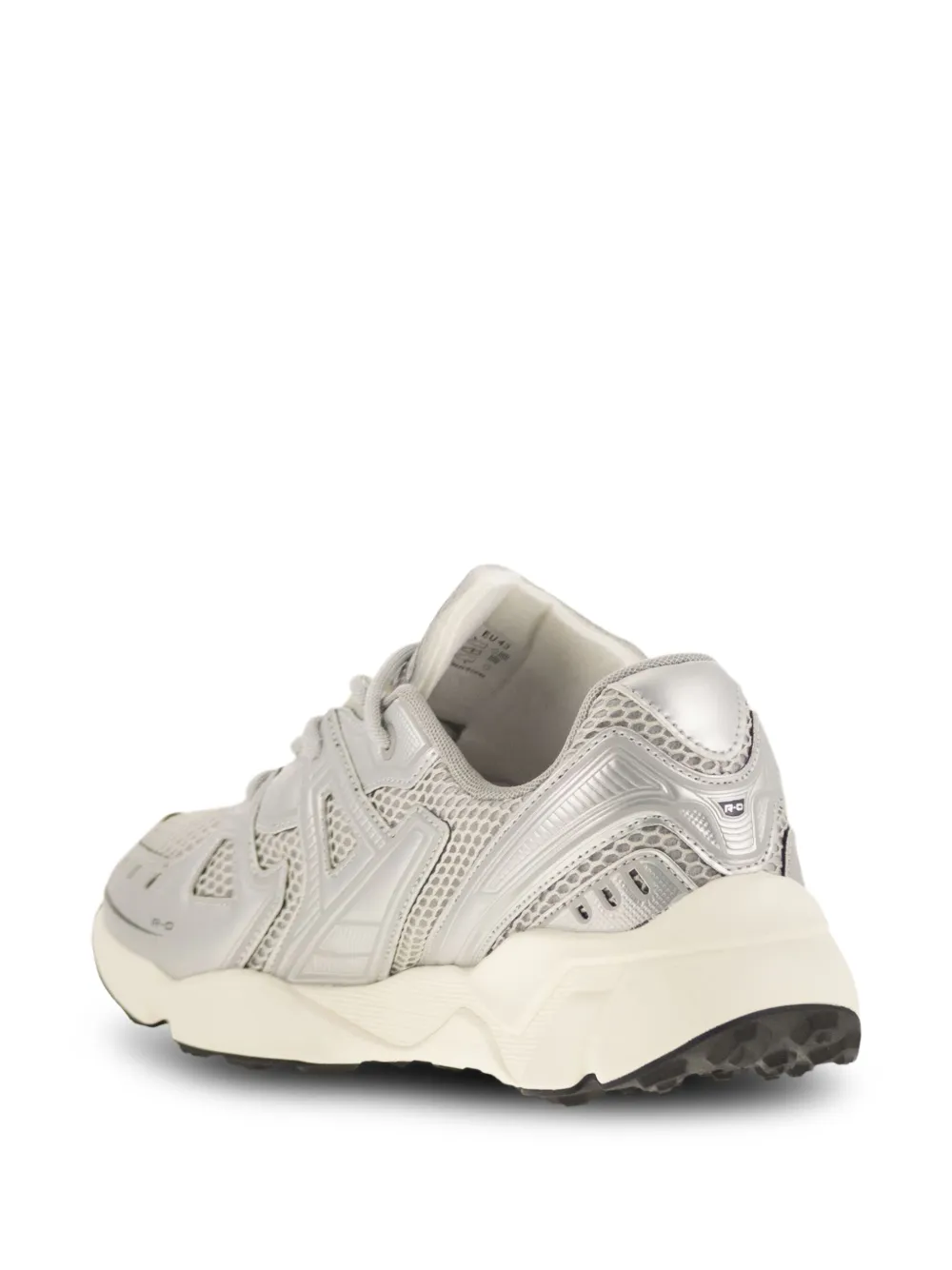 RUN OF Sneakers met metallic-effect Zilver