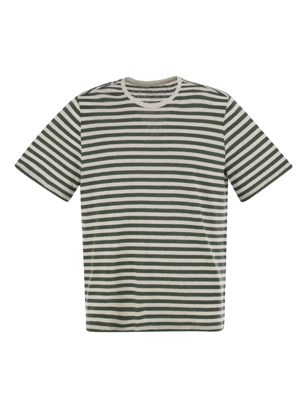 Majestic Filatures T-shirt girocollo a righe - Bianco