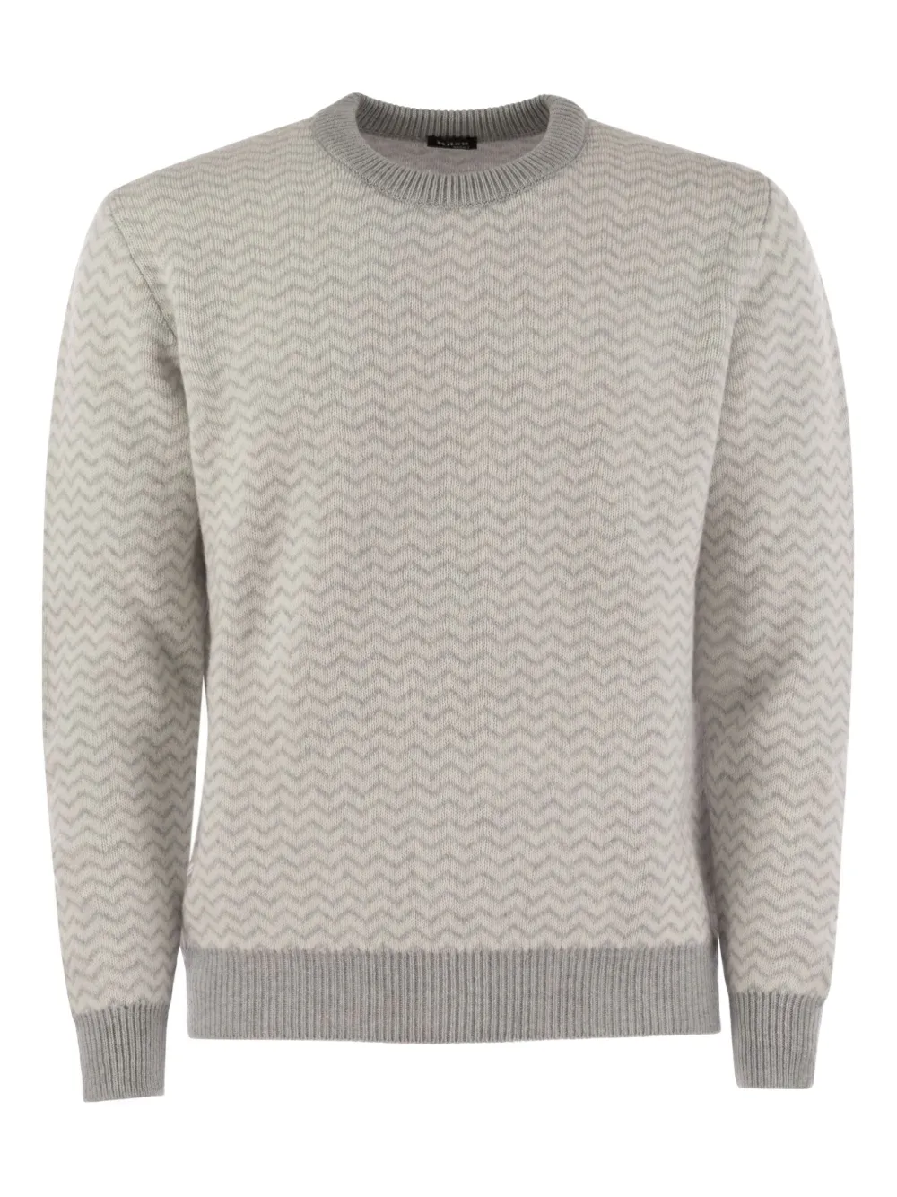 Kiton Maglione con motivo chevron - Toni neutri