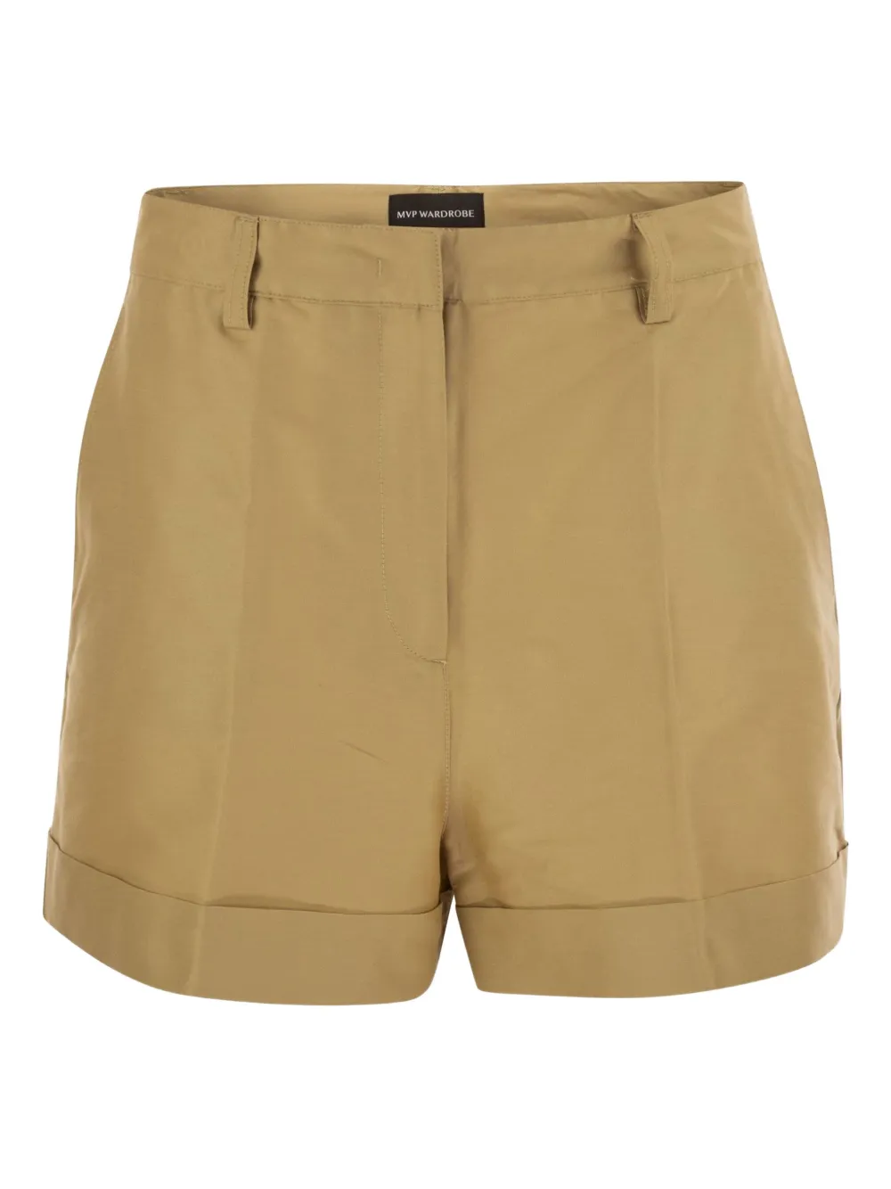 mvp wardrobe ironed crease bermuda shorts | Neutrals | Image 1