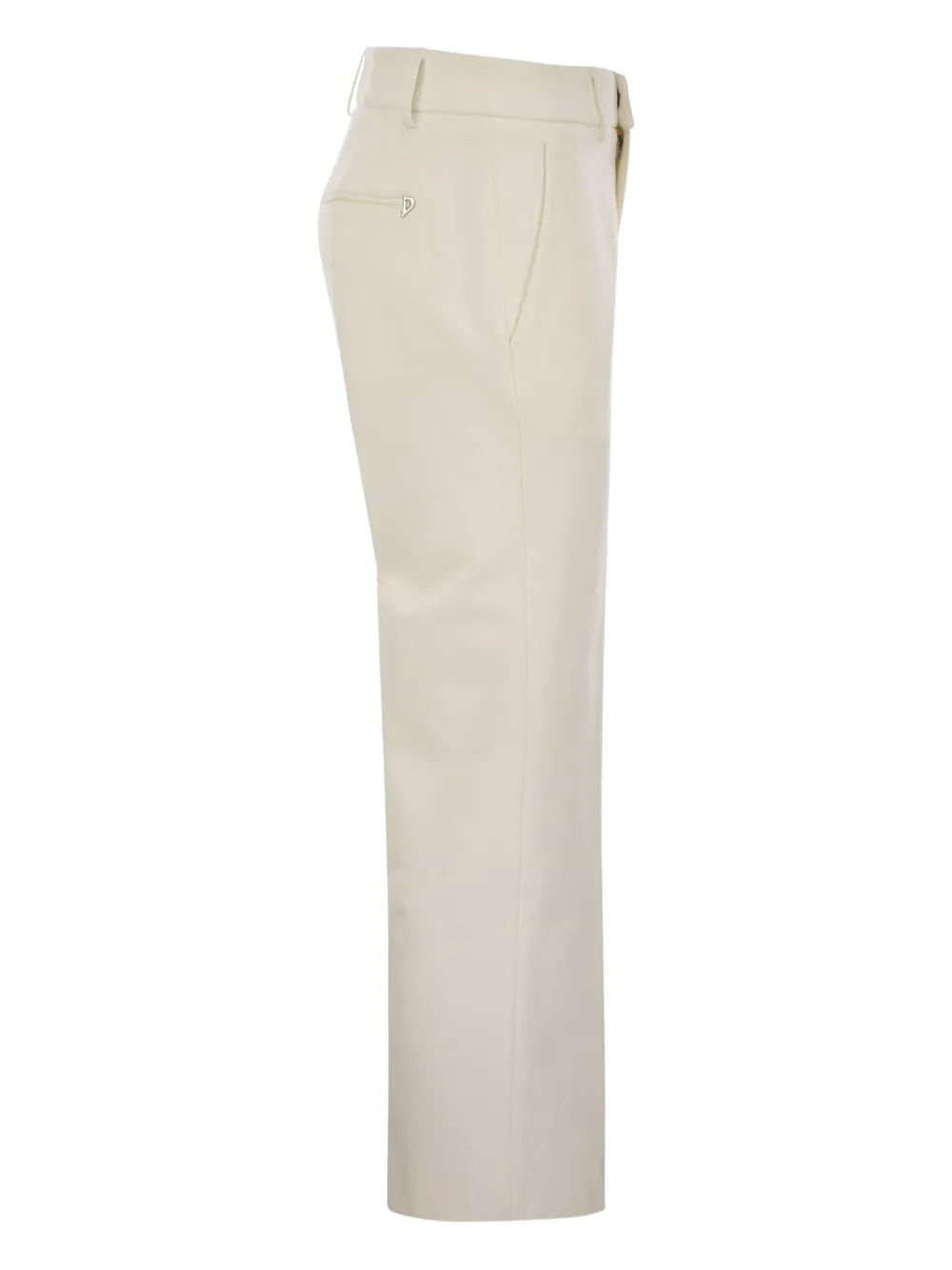 DONDUP Meli broek met verborgen sluiting Beige