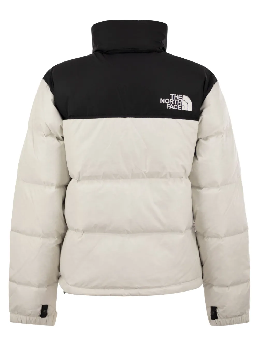 The North Face Gewatteerd jack met logo Beige