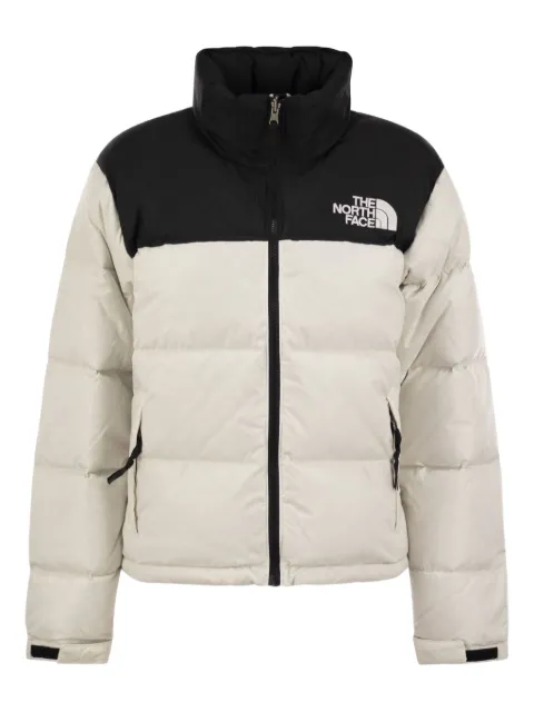 The North Face Jaqueta matelassê com logo