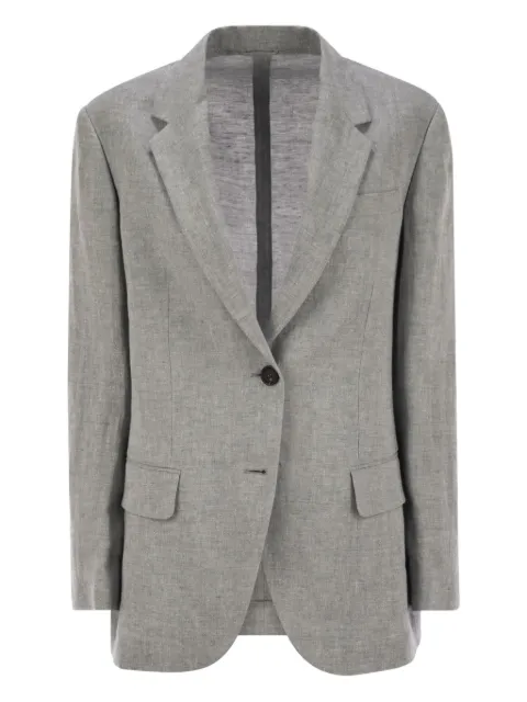 Brunello Cucinelli blazer en lin mélangé