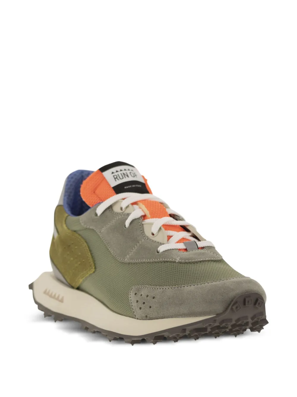 RUN OF Low-top sneakers Groen