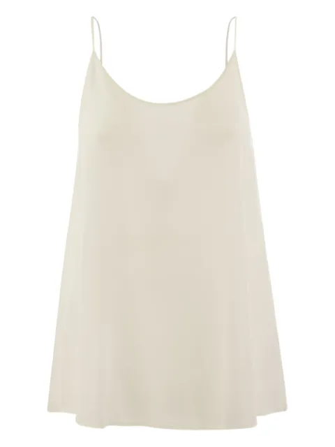 Antonelli shoulder-strap U-neck top