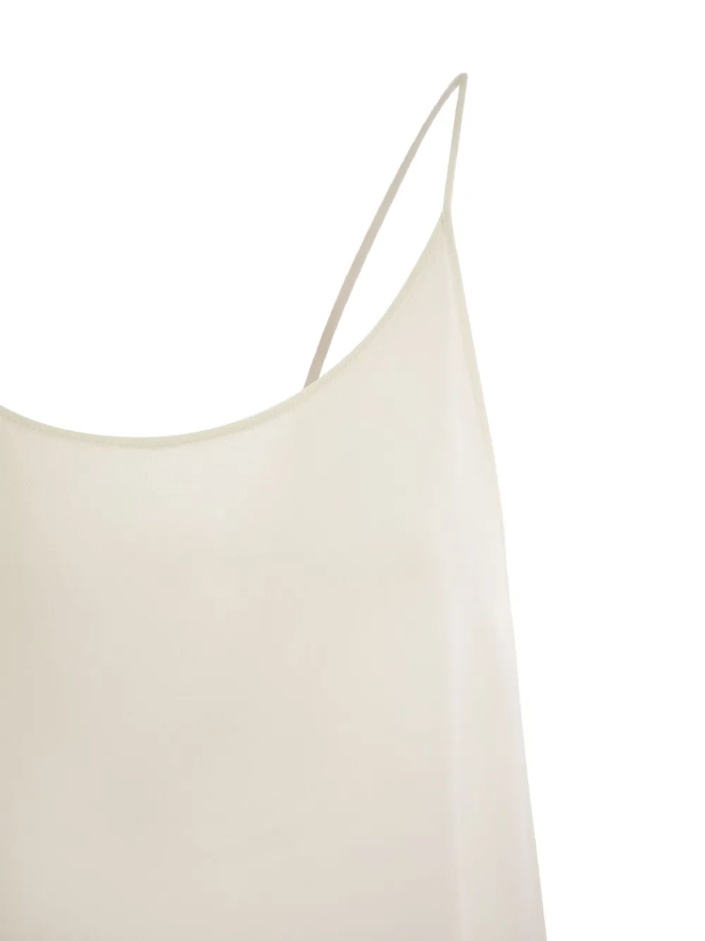 Shoulder-Strap U-Neck Top