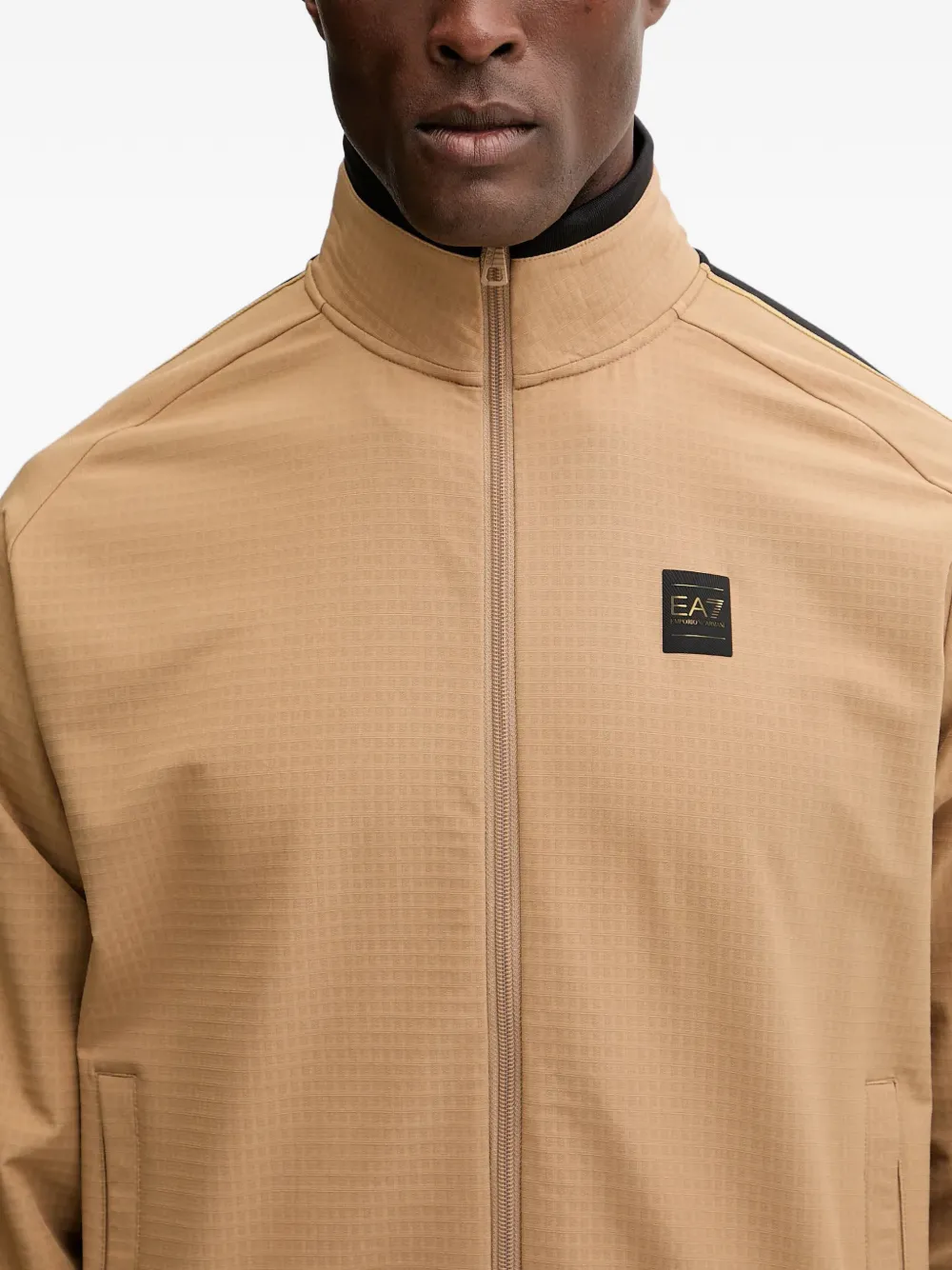 Side-Stripe Zip-Up Tracksuit