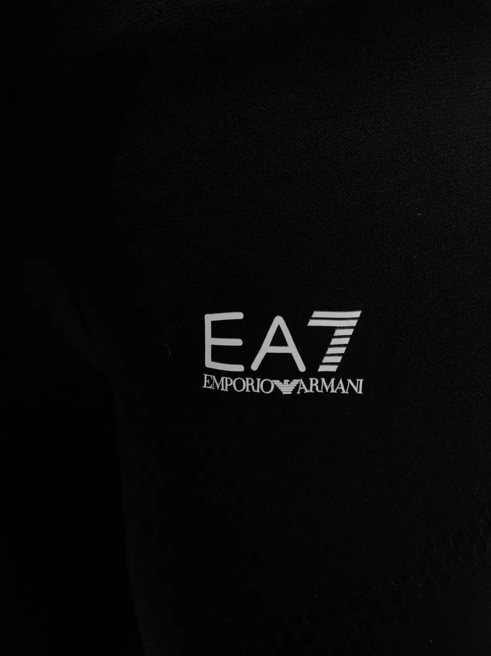 Ea7 Logo Detail Leggings In Black