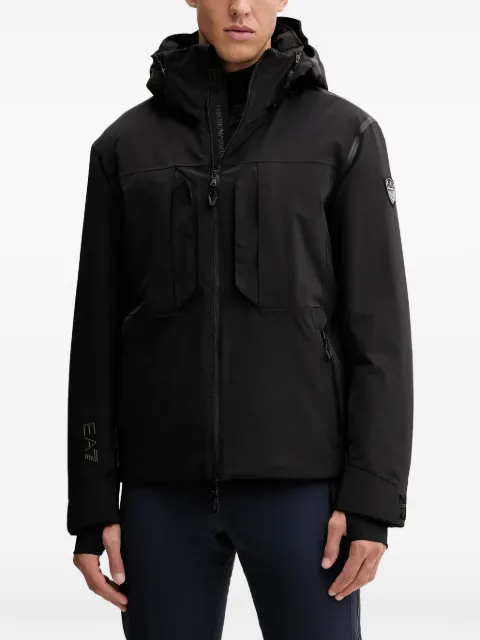Ea7 Emporio Armani hooded ski jacket