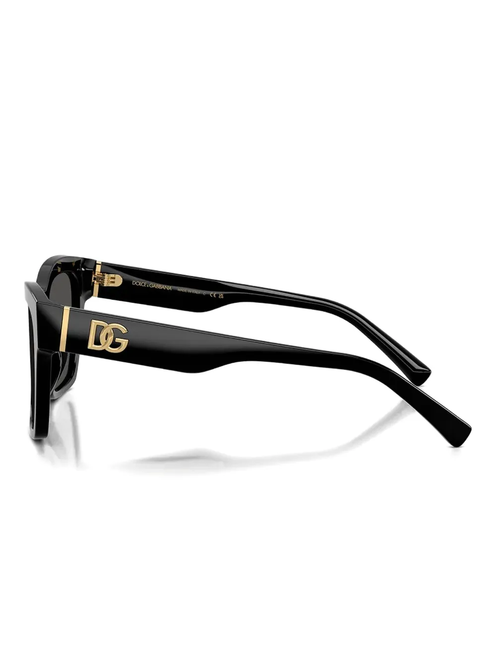 Dolce & Gabbana Eyewear rectangle-frame sunglasses - Zwart