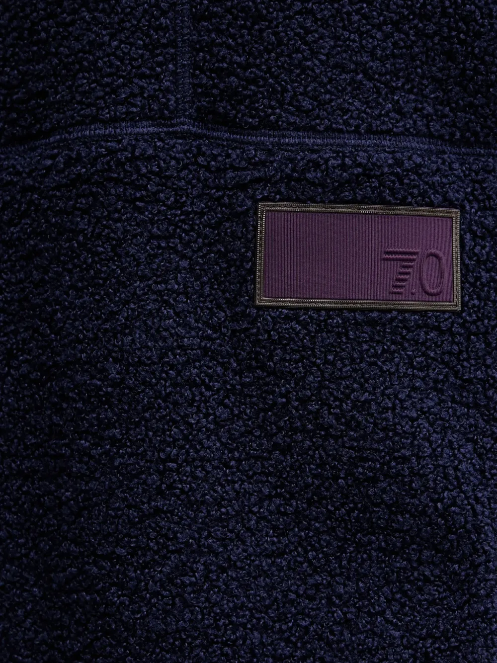 Ea7 Striped Hoodie In Blue