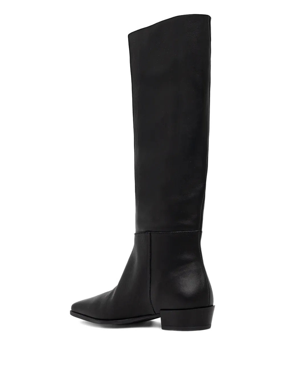 Copenhagen pointed-toe knee-high boots Zwart
