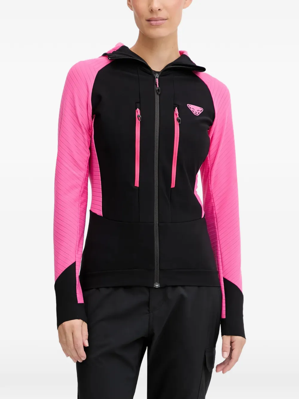 Dynafit Mezzalama Race Zip-up Ski Hoodie In Pink