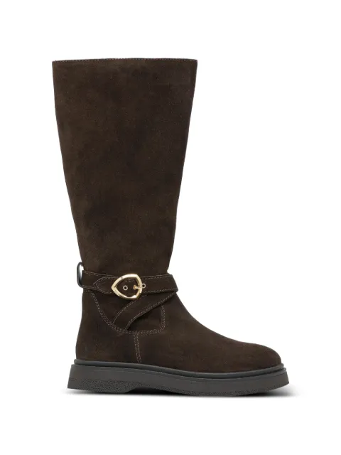 Blauer buckle strap boots