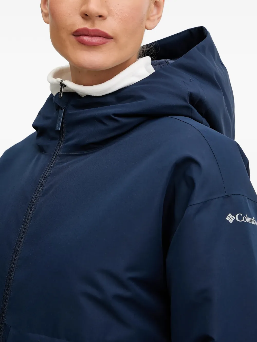 Columbia Jas met capuchon en zak Blauw