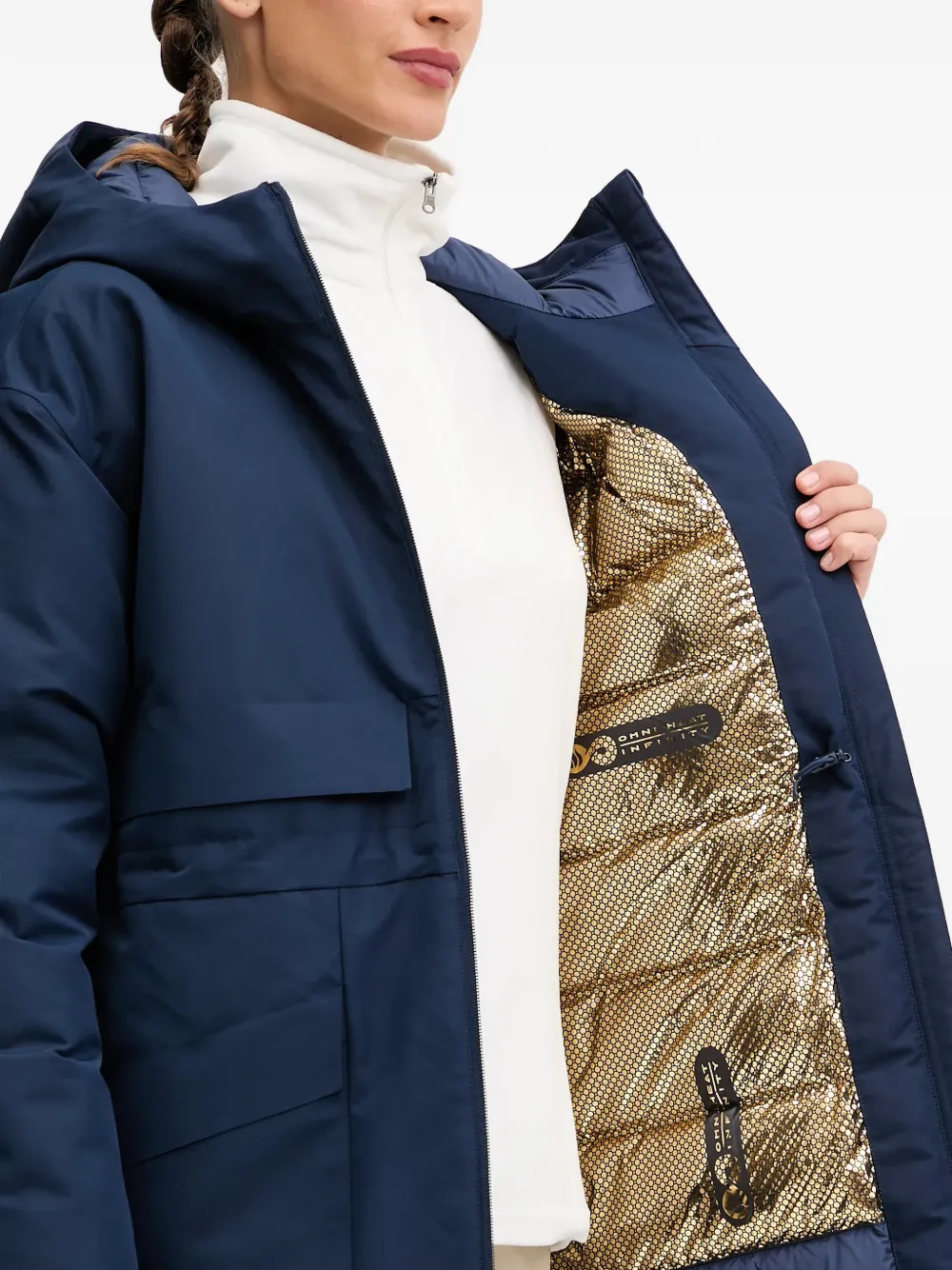 Columbia Jas met capuchon en zak Blauw