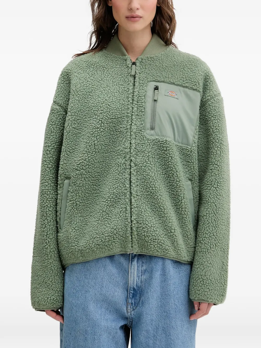 DICKIES zippered-pocket sweatshirt - Verde