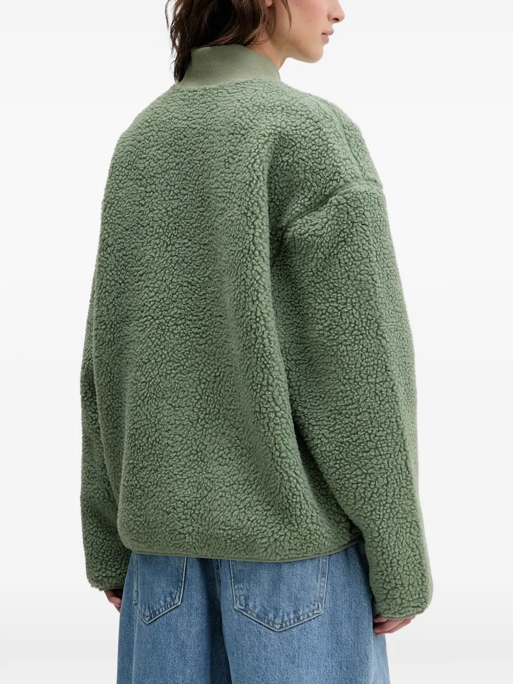  Dickies Zippered-pocket Sweatshirt - Green 