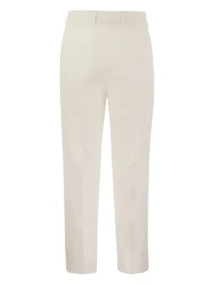 プリンセス様　ブルネロクチネリ テーパードパンツ 36 ホワイト Brunello Cucinelli （ブルネロクチネリ）パンツ - FARFETCH