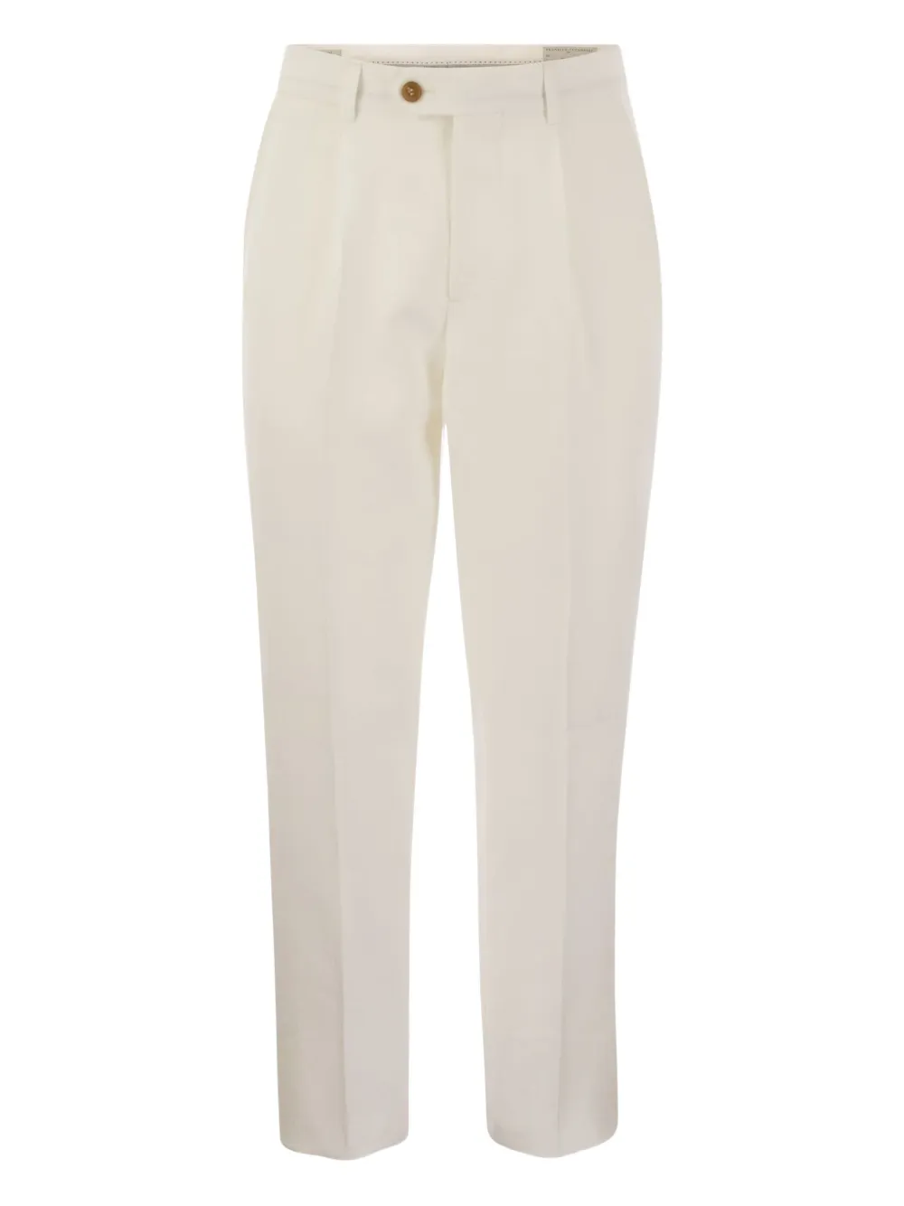 Brunello Cucinelli pantalones ajustados con botones | neutro | Image 1