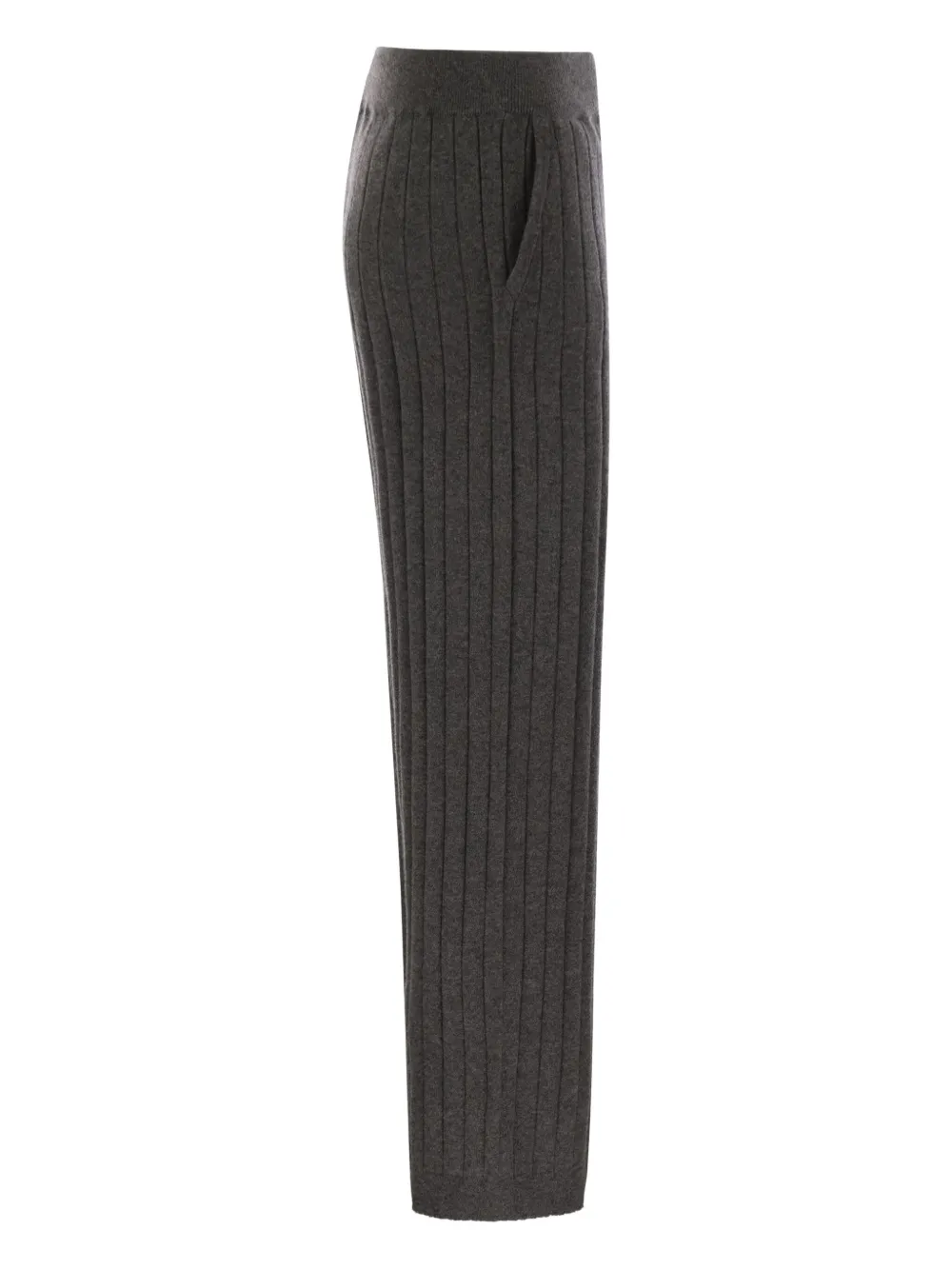 Brunello Cucinelli Geribbelde broek Grijs