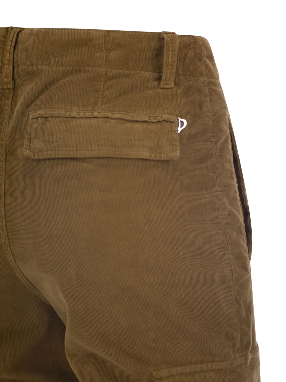 DONDUP Eve broek met cargo zak Bruin