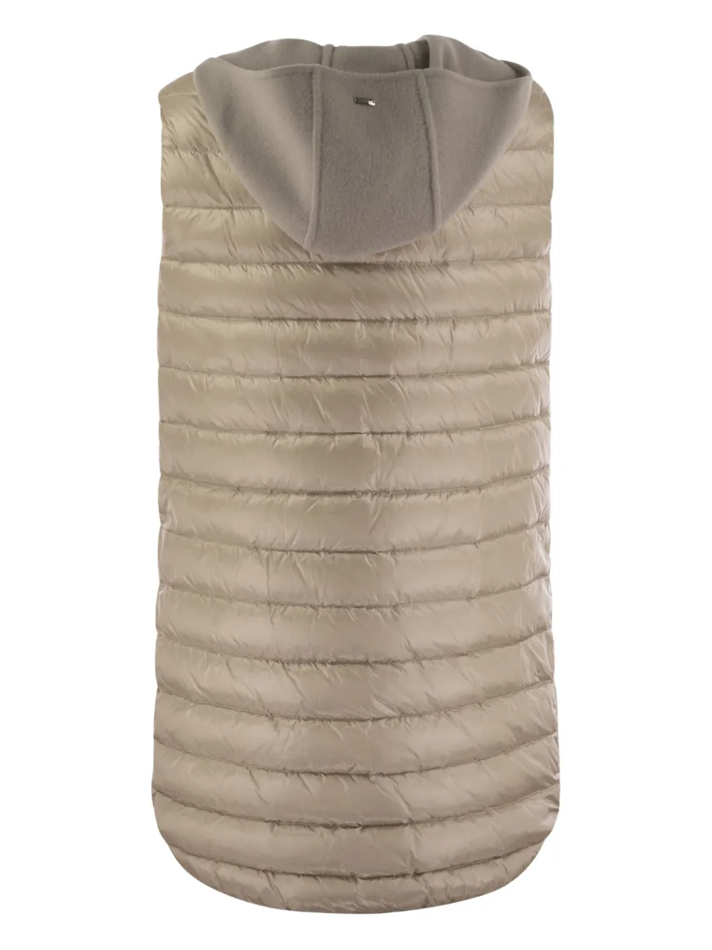 Herno Gilet met capuchon Beige