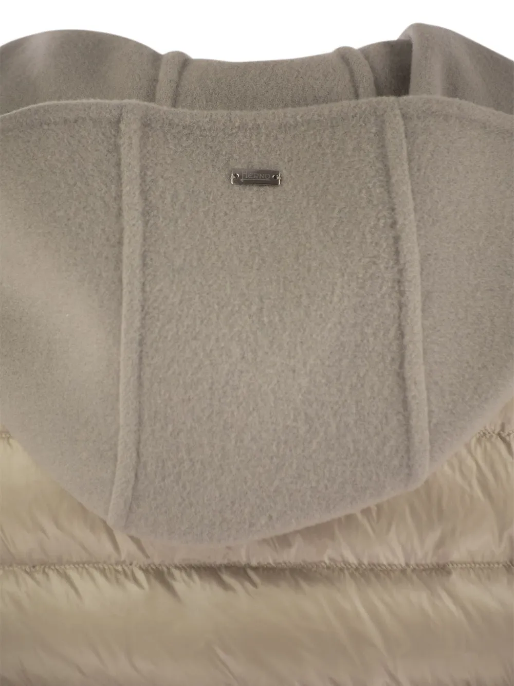 Herno Gilet met capuchon Beige