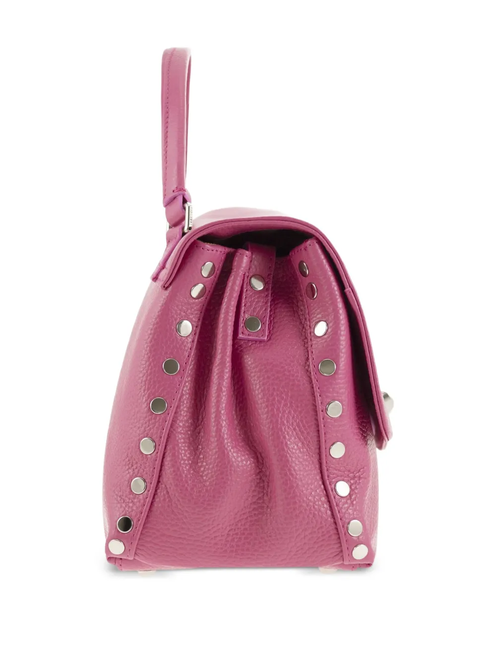 Zanellato Small Postina Studded Tote Bag In Pink