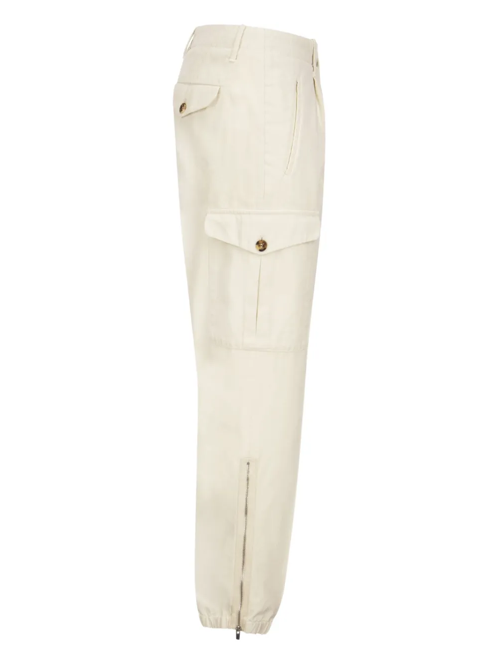 Brunello Cucinelli Geknöpfte Cargohose | Tapered-Hosen | Image 2