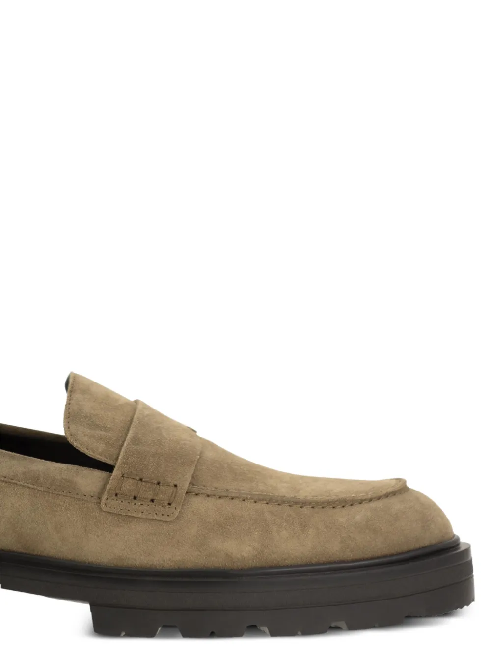 Hogan H673 loafers met chunky zool Beige