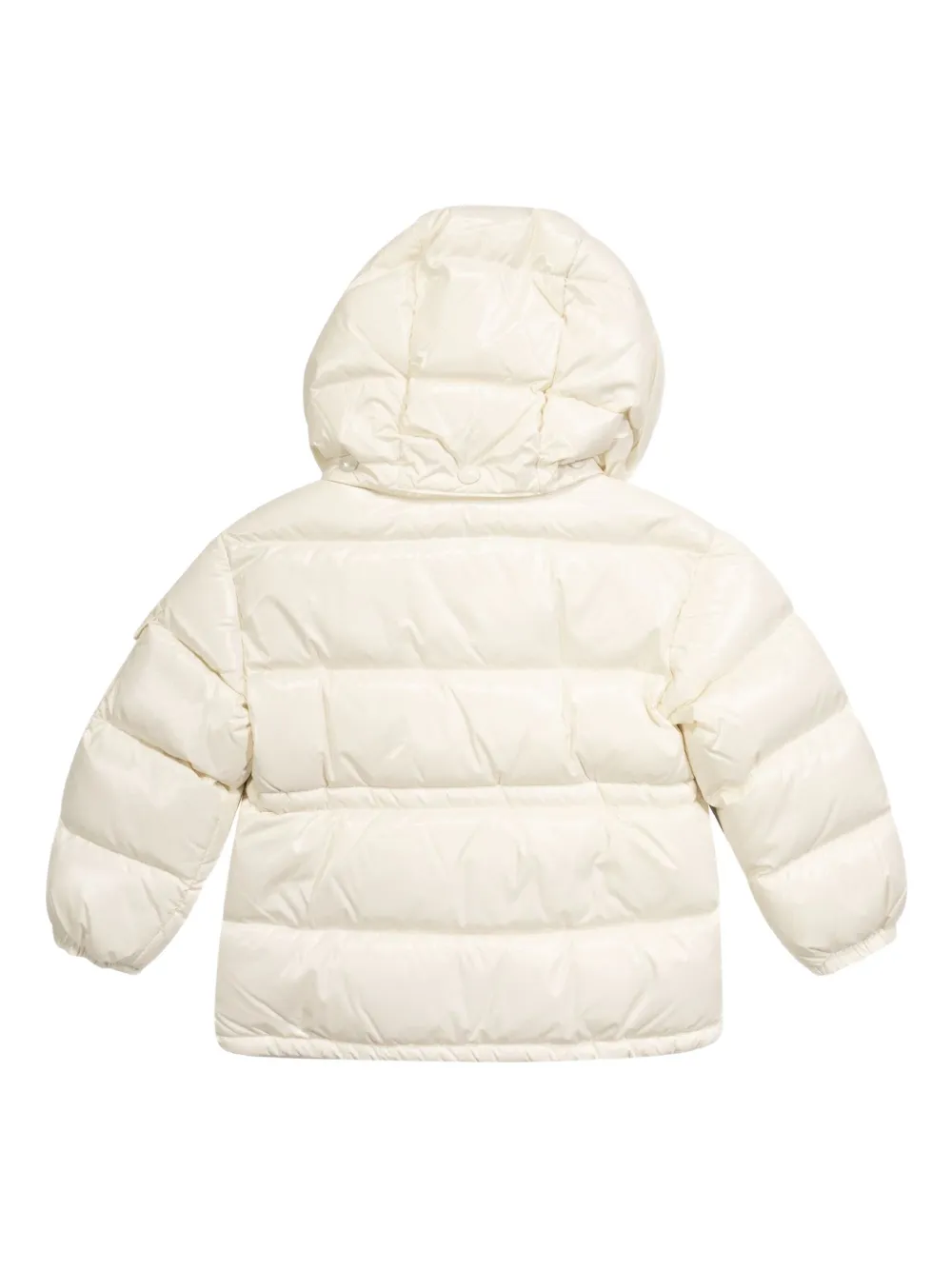  Moncler Enfant Maire Hooded Quilted Jacket - Neutrals 