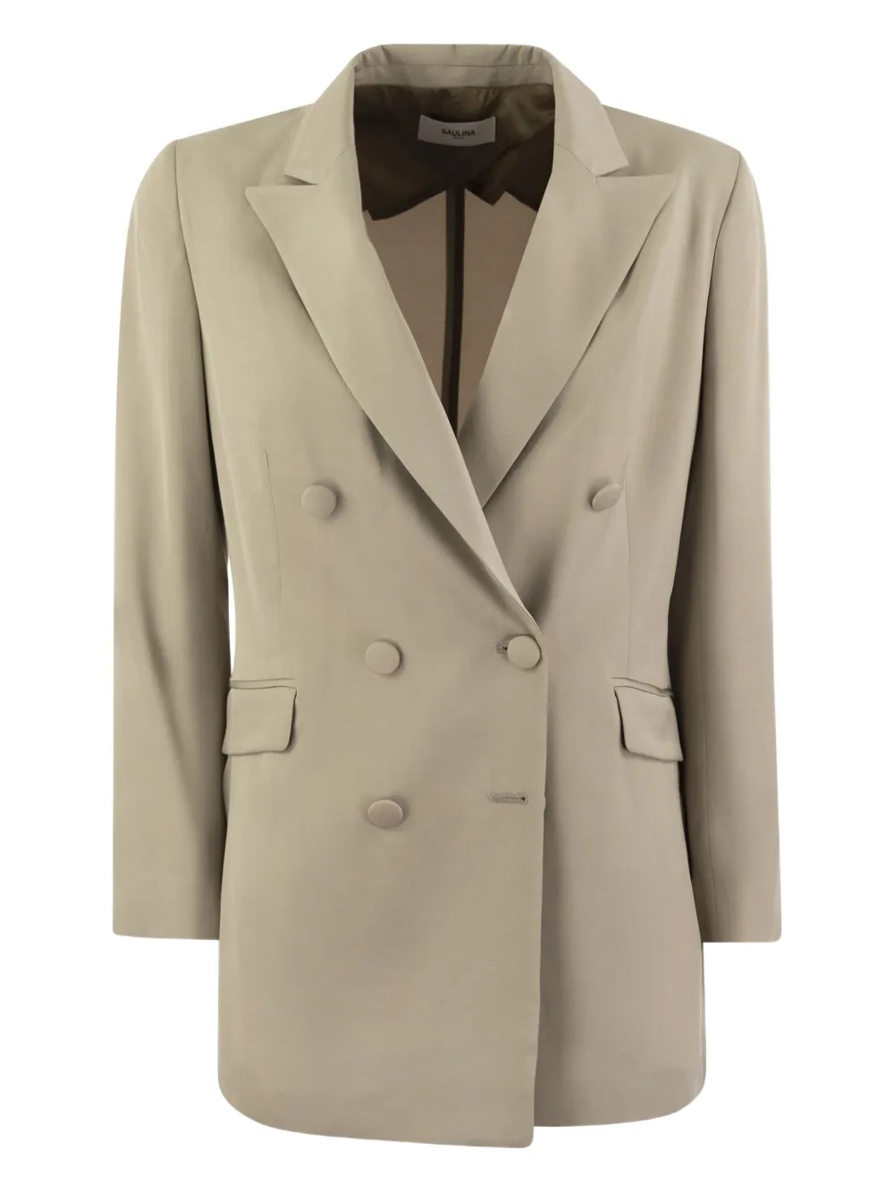 SAULINA Anita double-breasted blazer - Neutrals