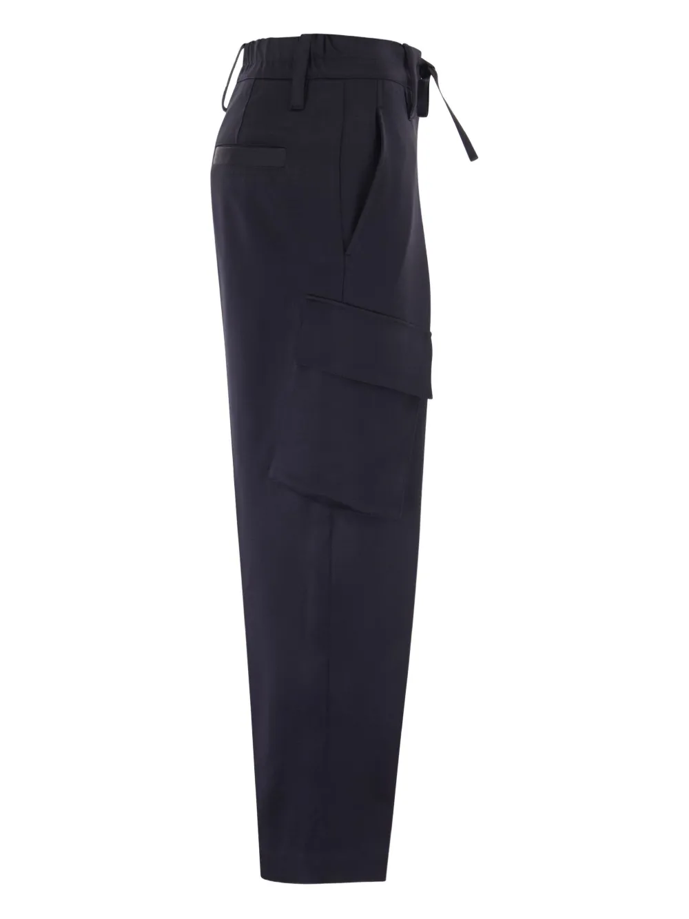 Brunello Cucinelli Drawstring-fastening Cargo Pants In Blue