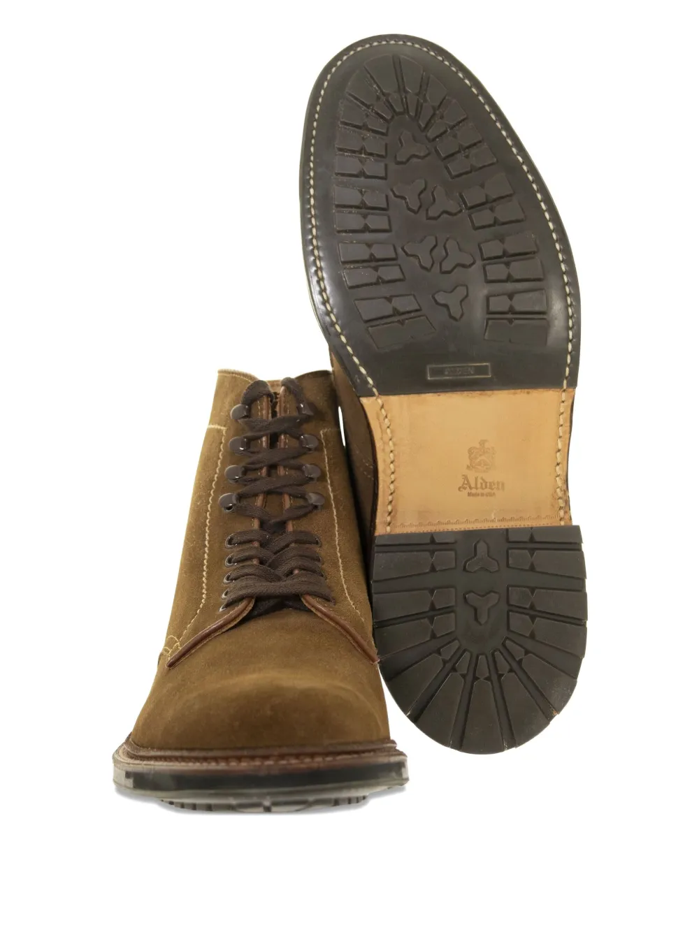 Alden Suède laarzen Bruin