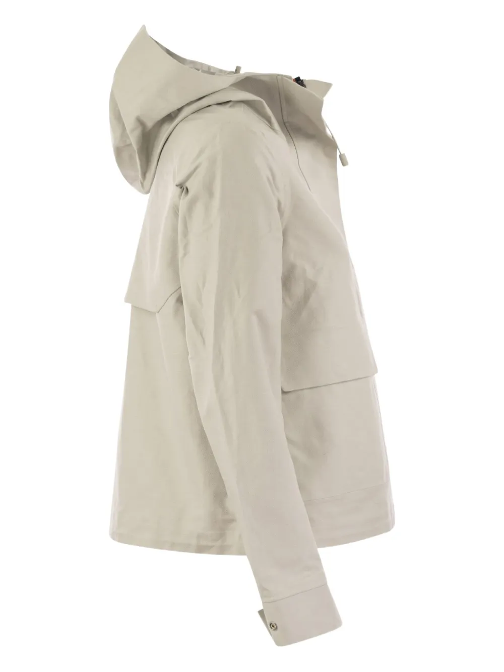  K-way Hooded Flap-pocket Jacket - Neutrals 