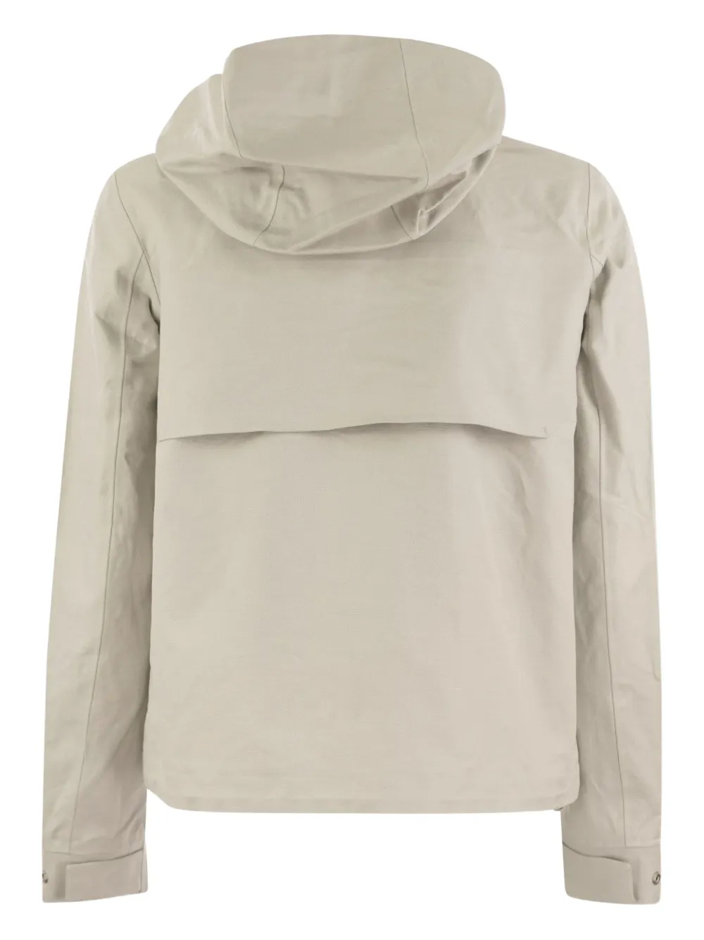  K-way Hooded Flap-pocket Jacket - Neutrals 