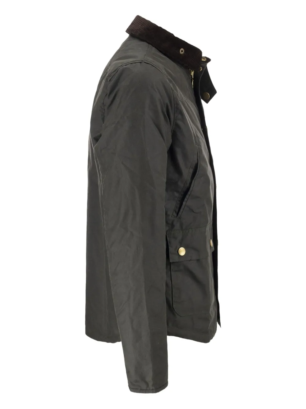 Barbour Reelin Corduroy-collar Jacket In Animal Print