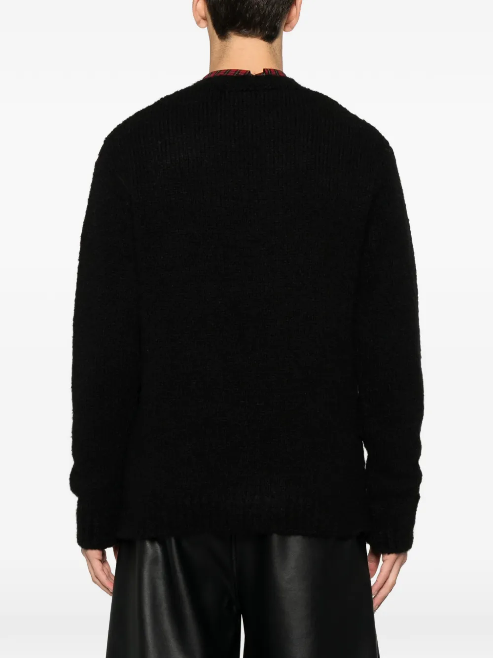 Walter Van Beirendonck Hi Knit Sweater In Black