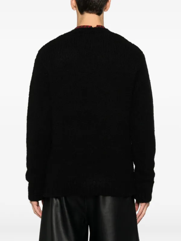 Walter Van Beirendonck Hi Knit Sweater | Black | FARFETCH