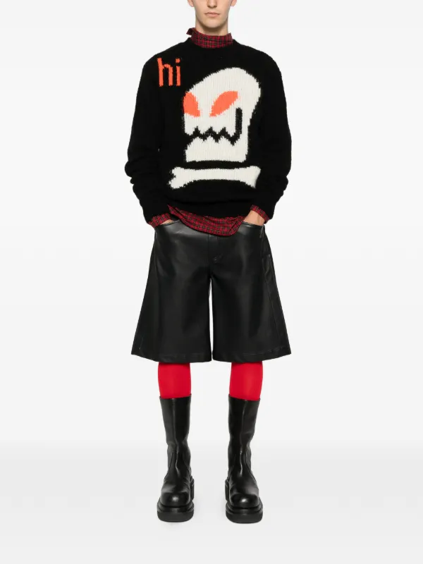 Walter Van Beirendonck Hi Knit Sweater | Black | FARFETCH ZA