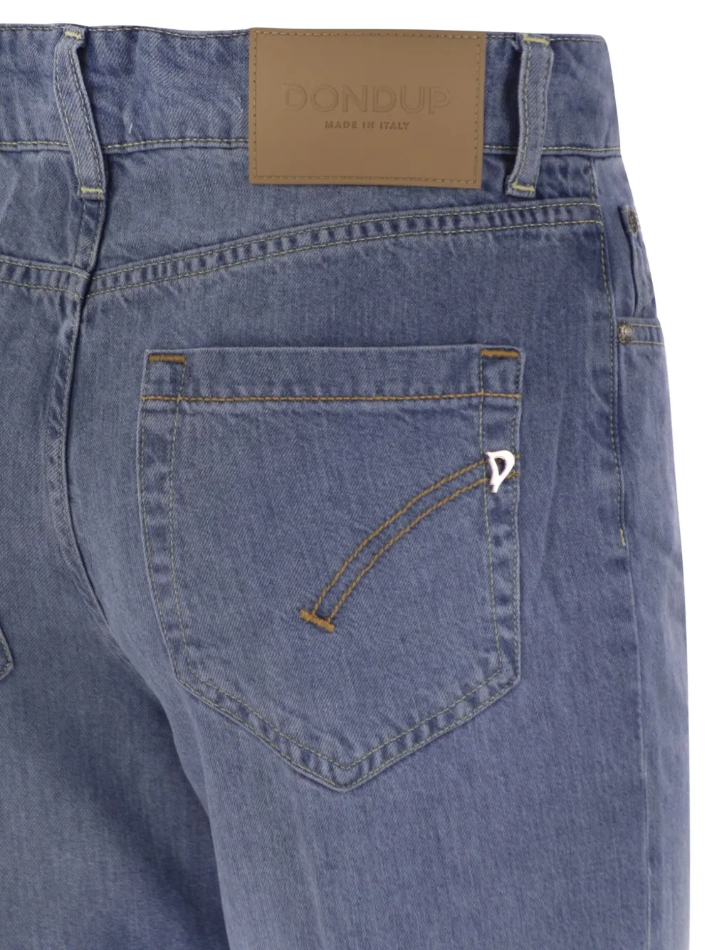 DONDUP Koons verfraaide jeans met vijf zakken Blauw