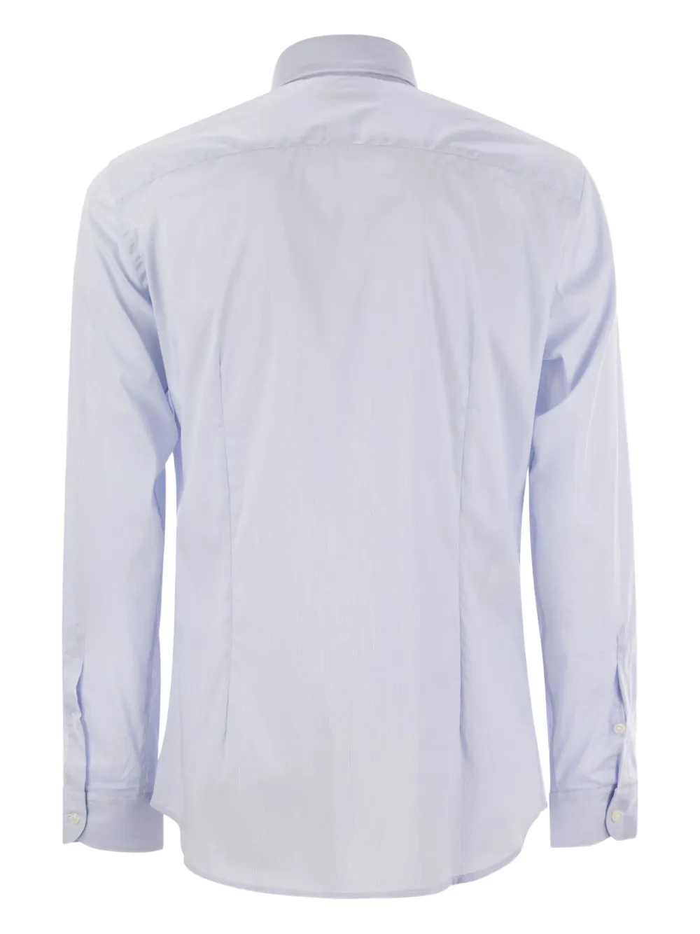  Fay Buttoned Long-sleeve Shirt - Blue 