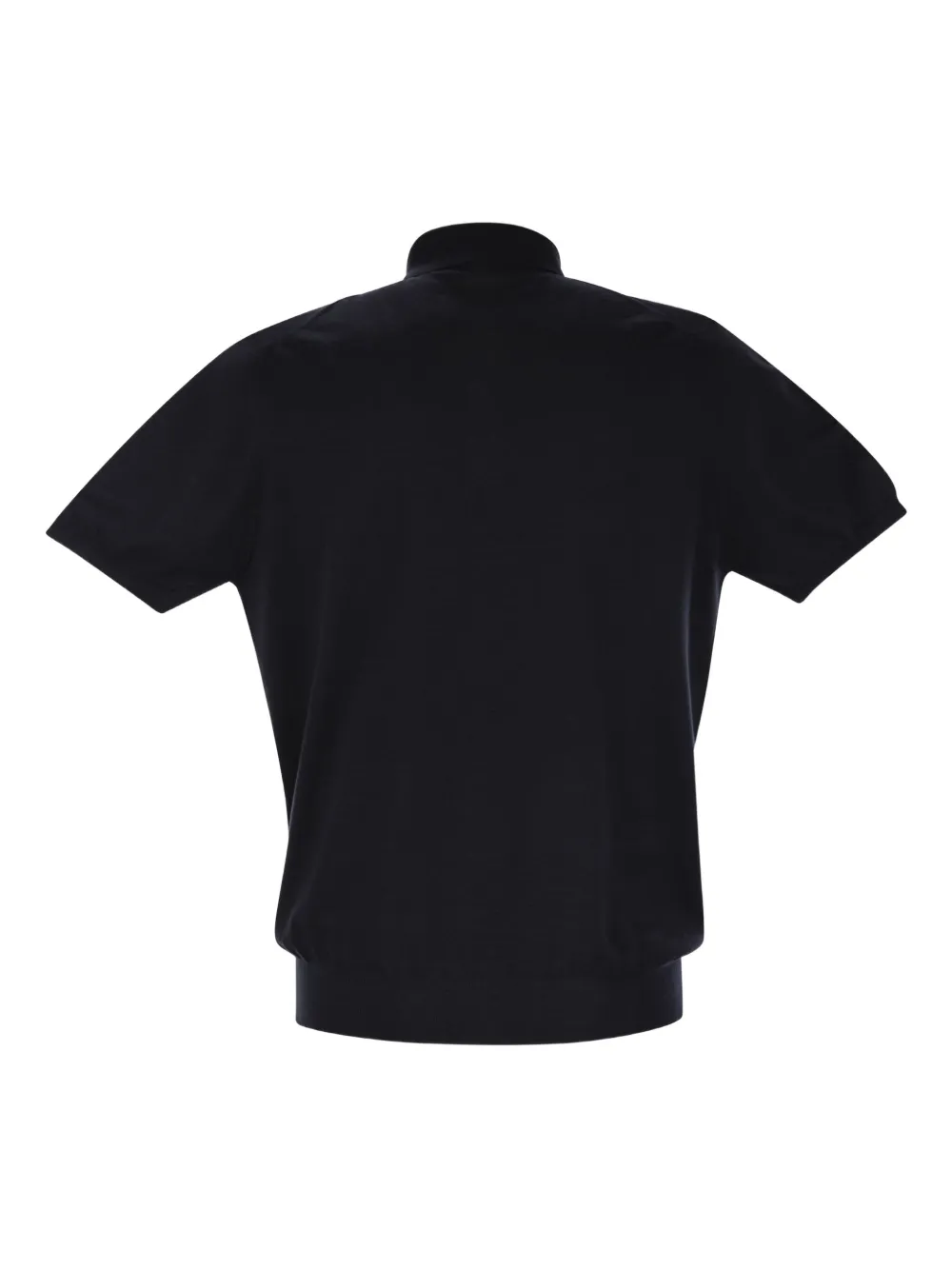 Kiton Katoenen poloshirt - Zwart