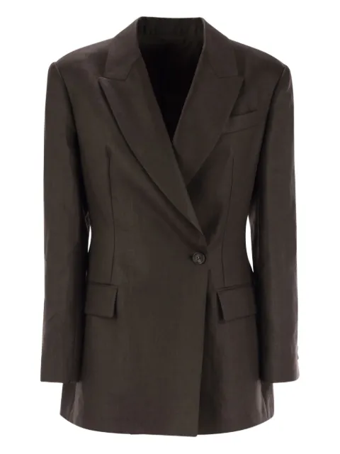 Brunello Cucinelli blazer à boutonnière croisée