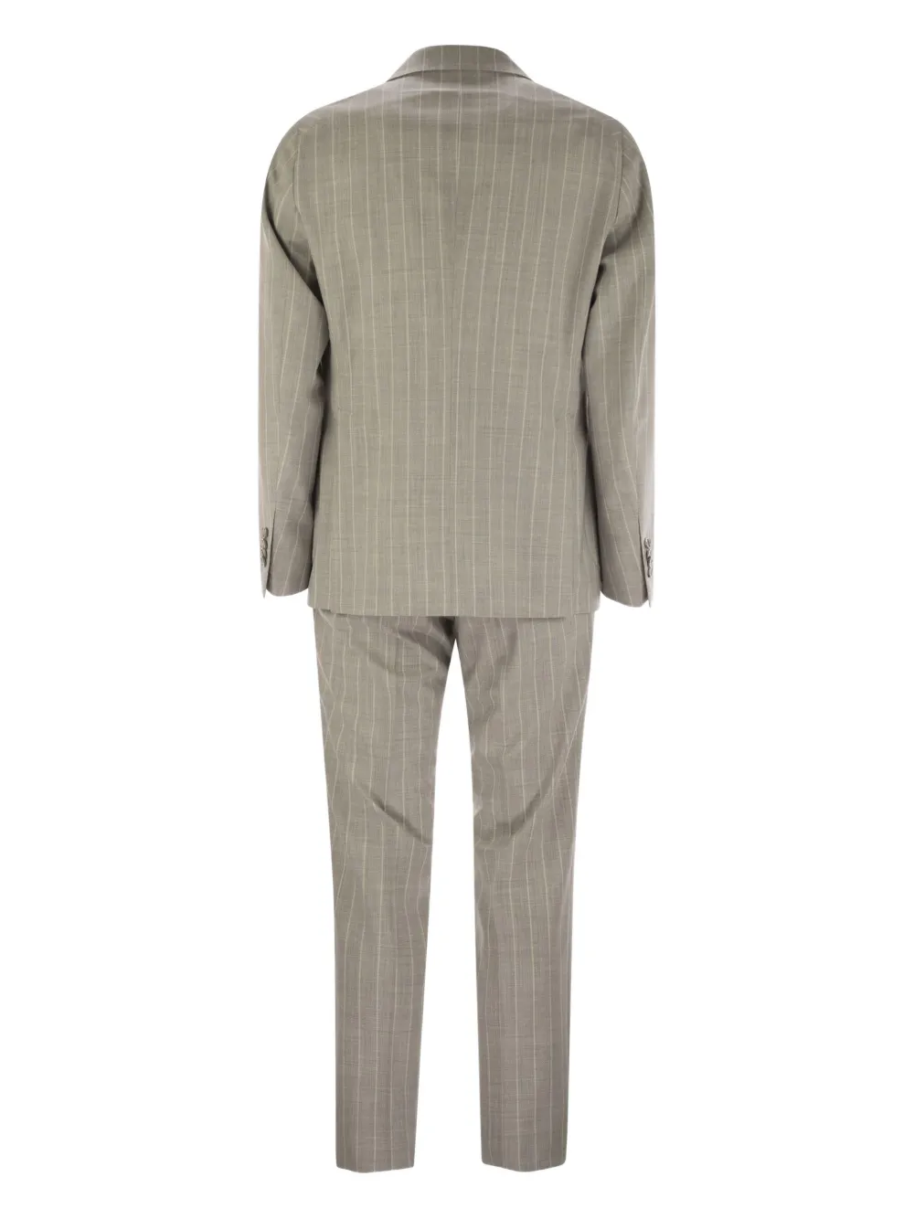 pinstripe two-button suit